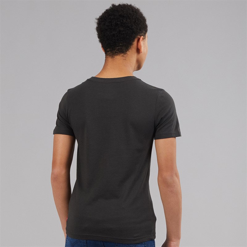 Levi's Boys Soar Like An Eagle T-Shirt Pirate Black