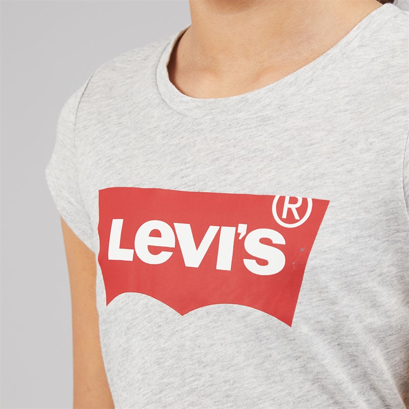 Levi's Girls Batwing T-Shirt Light Gray Heather