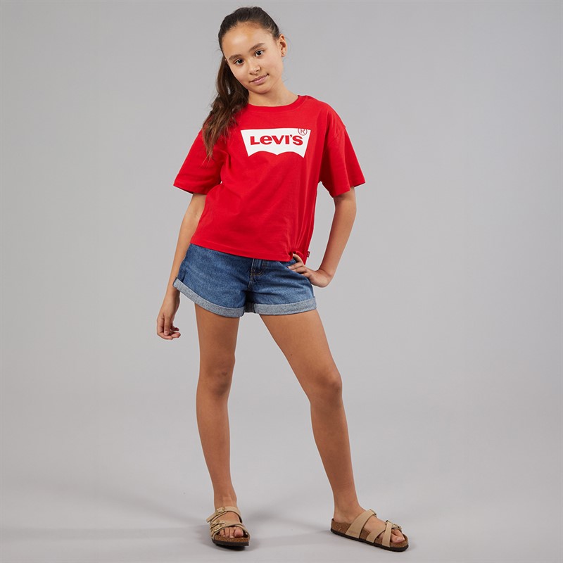 Levi's Girls Meet And Greet T-Shirt Super Red