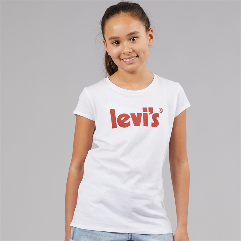 Levi's Girls Basic T-Shirt Bright White