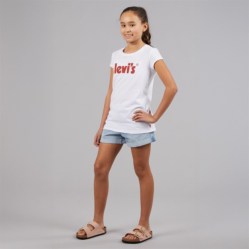 Levi's Girls Basic T-Shirt Bright White