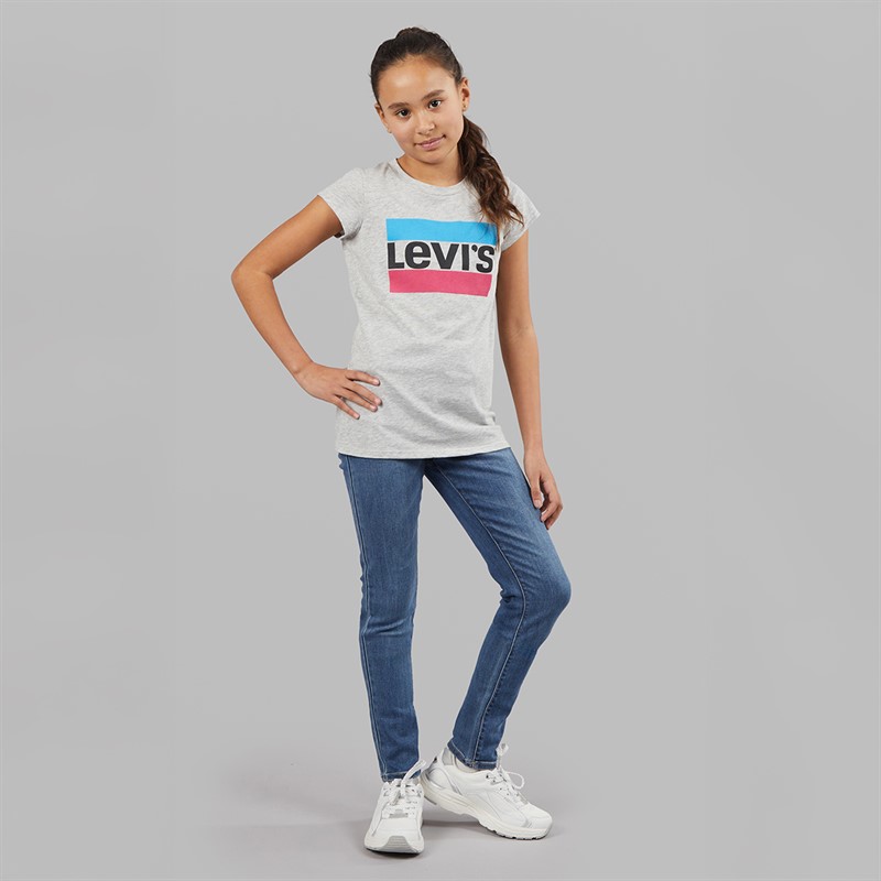 Levi's Girls T-Shirt Gray Heather