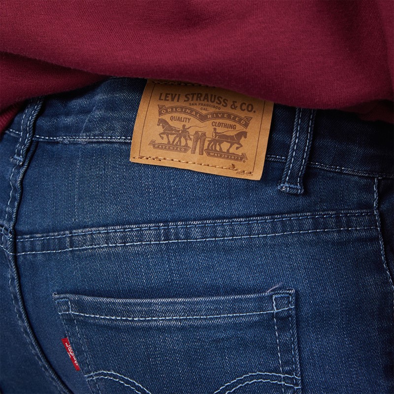 Levi's Girls 711 Skinny Fit Jeans Blue Winds