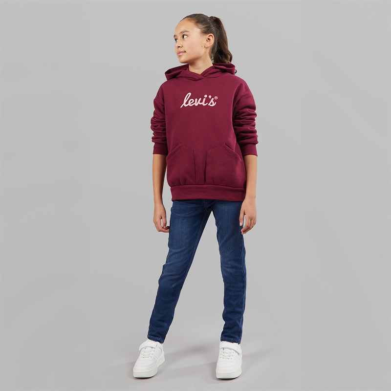 Levi's Girls 711 Skinny Fit Jeans Blue Winds