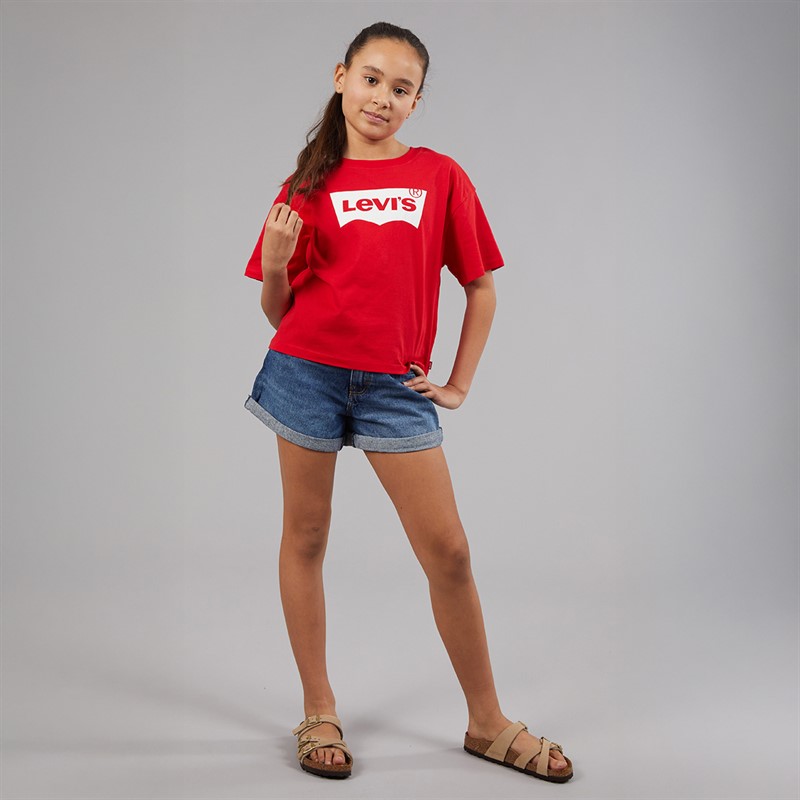 Levi's Girls Mini Mom Shorts Pinky Promise Pinkypromise