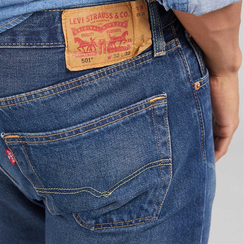 Levi's Mens 501 Levis Original Jeans Rockwell Morning