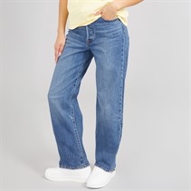 Levi's Womens Ribcage Straight Leg Jeans Valley View