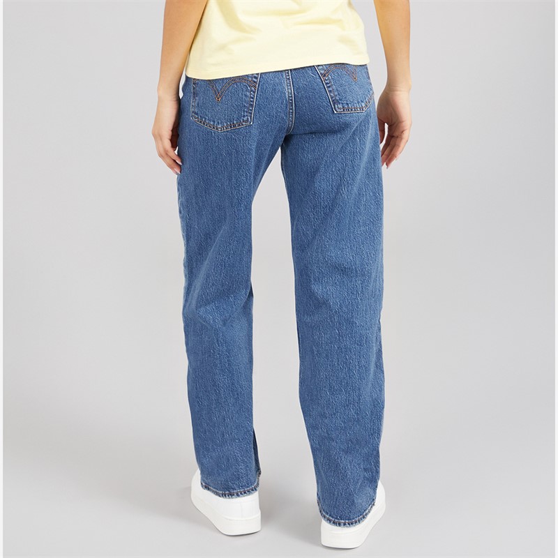 Levi's Womens Ribcage Straight Leg Jeans Valley View