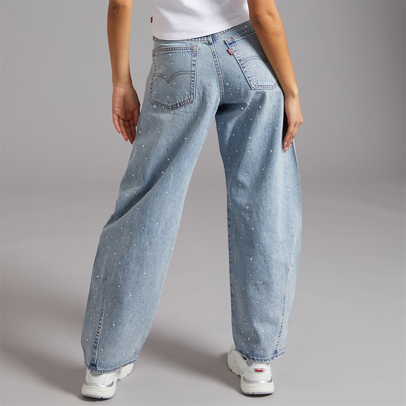 Levi's Womens Baggy Dad Jeans Dazzle Me