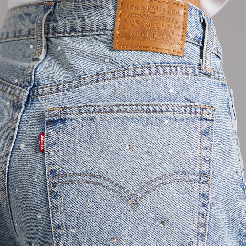 Levi's Womens Baggy Dad Jeans Dazzle Me