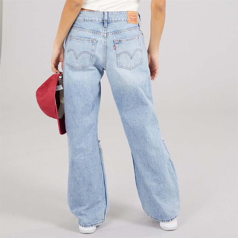 Levi's Womens Lowrise Straight Leg Jeans Table Talk W Dx