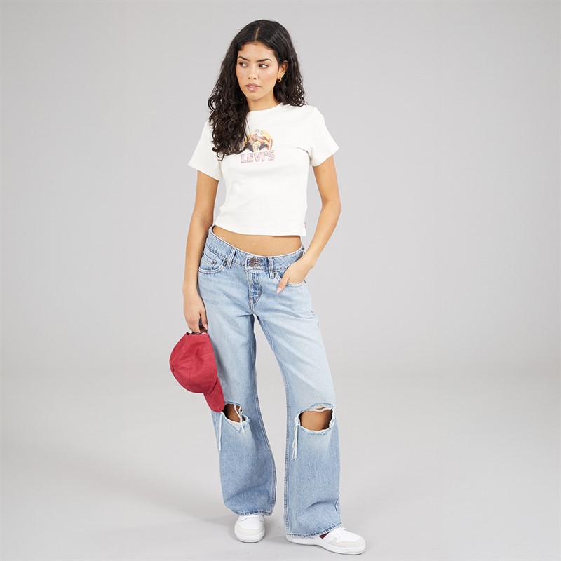 Levi's Womens Lowrise Straight Leg Jeans Table Talk W Dx
