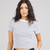 Levi's Womens Essential Sporty T-Shirt Annalise Stripe Peacoat