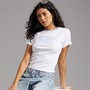 Levi's Womens Essential Sporty T-Shirt Levi's Script With Studs Bright White/Chambray B Levis Script With Studs Bright White/Chambray B