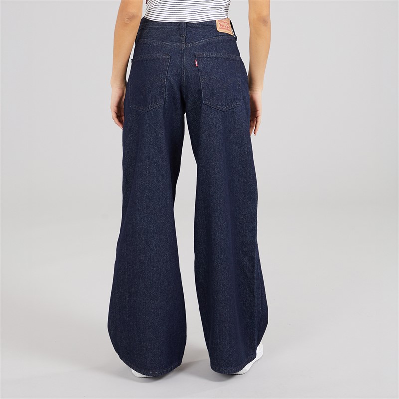 Levi's Womens LSE'94 Baggy Wide Leg Jeans Lseoutlet Rinse