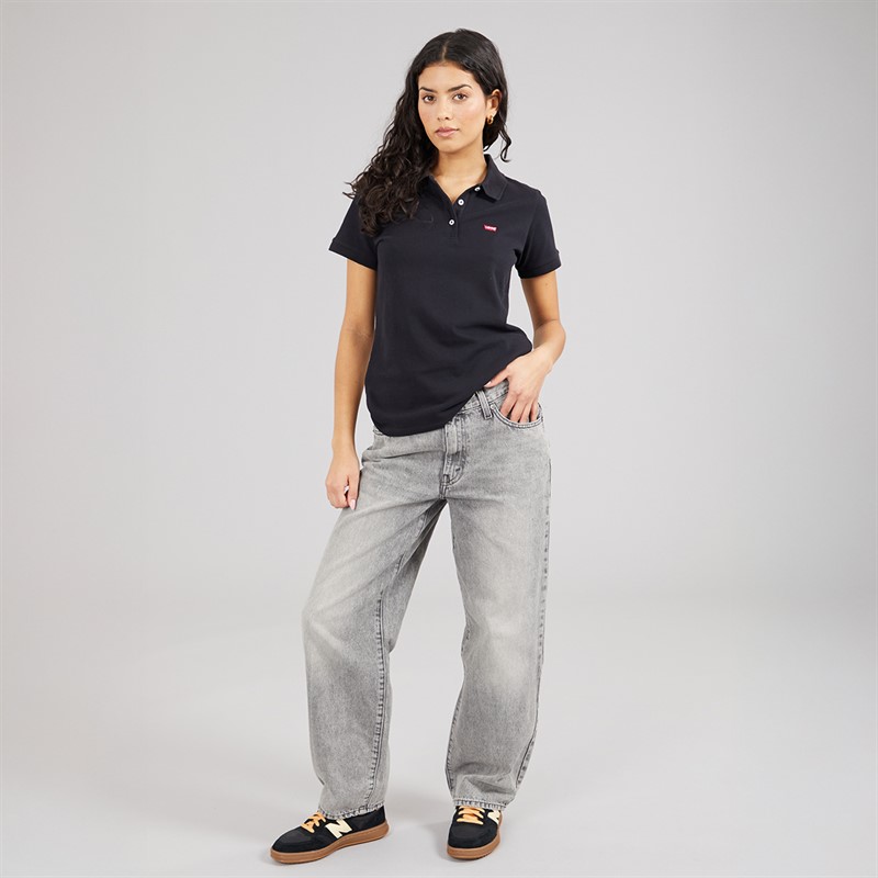 Levi's Womens Polo Shirt Caviar