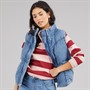 Levi's Womens Western Bubble Gilet City Worn Ow