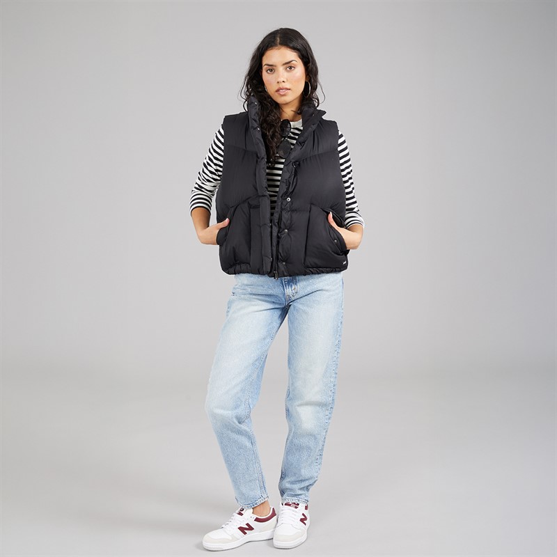 Levi's Womens Western Bubble Gilet Anthracite Night