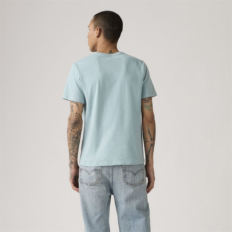 Levi's T-shirt Original HM dla niego kolor Stone Blue