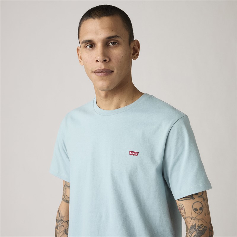 Levi's T-shirt Original HM dla niego kolor Stone Blue
