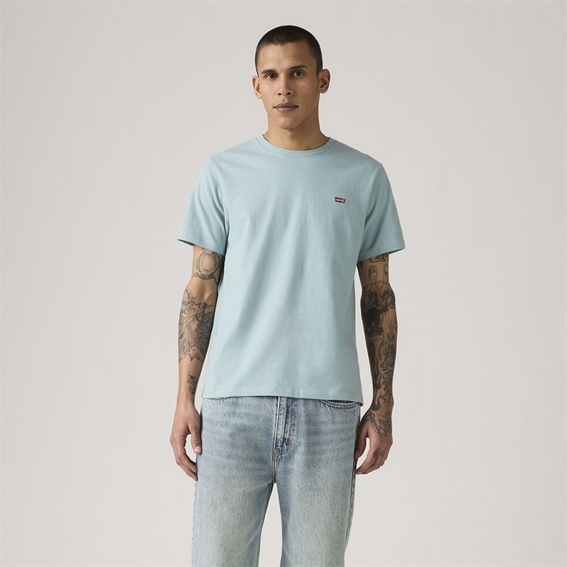 Levi's T-shirt Original HM dla niego kolor Stone Blue
