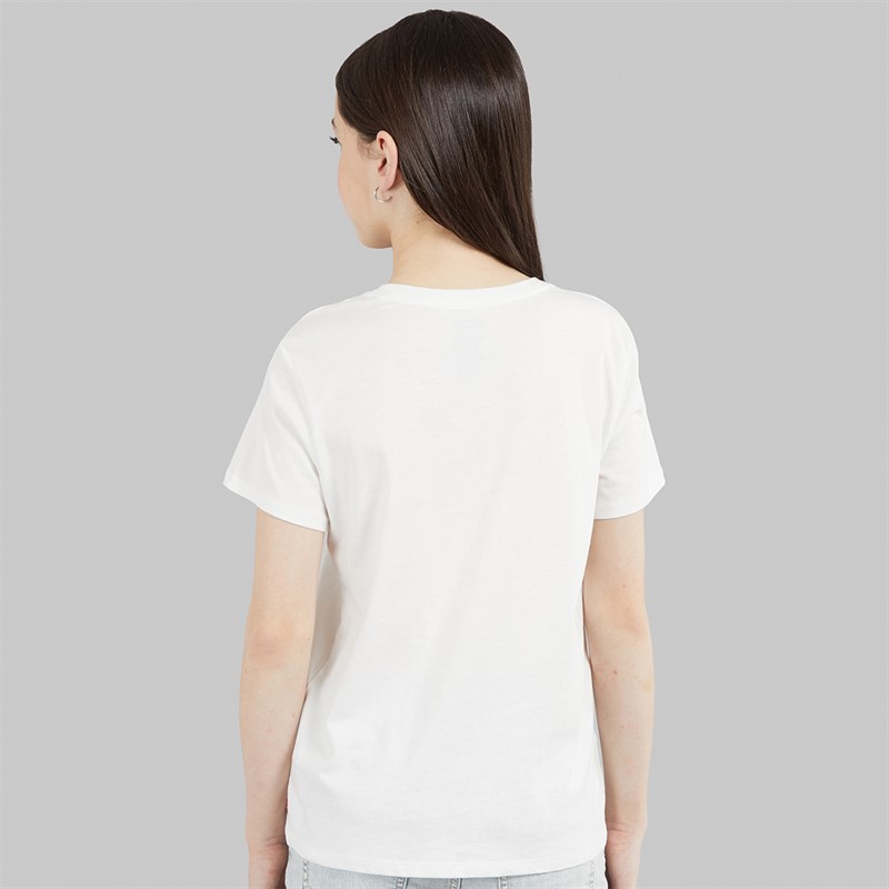 Levi's Girls Floral Batwing T-Shirt Blanc De Blanc