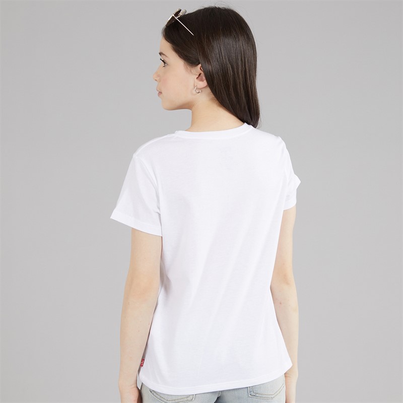 Levi's Girls Fill Batwing T-Shirt Bright White