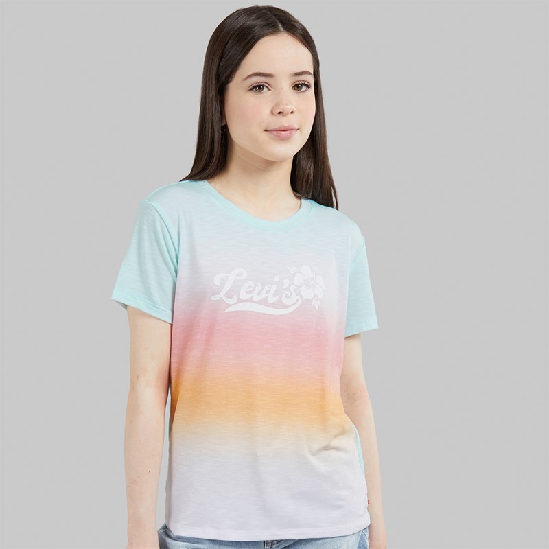 Levi's Girls Dye T-Shirt Bright White