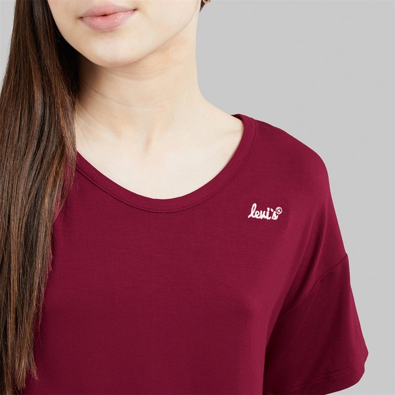 Levi's Girls New Favourite T-Shirt Red Plum