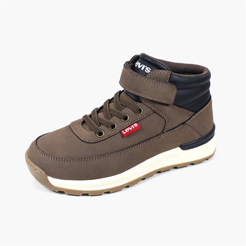 Levi's Boys Ascot Trainers Dark Brown 0018