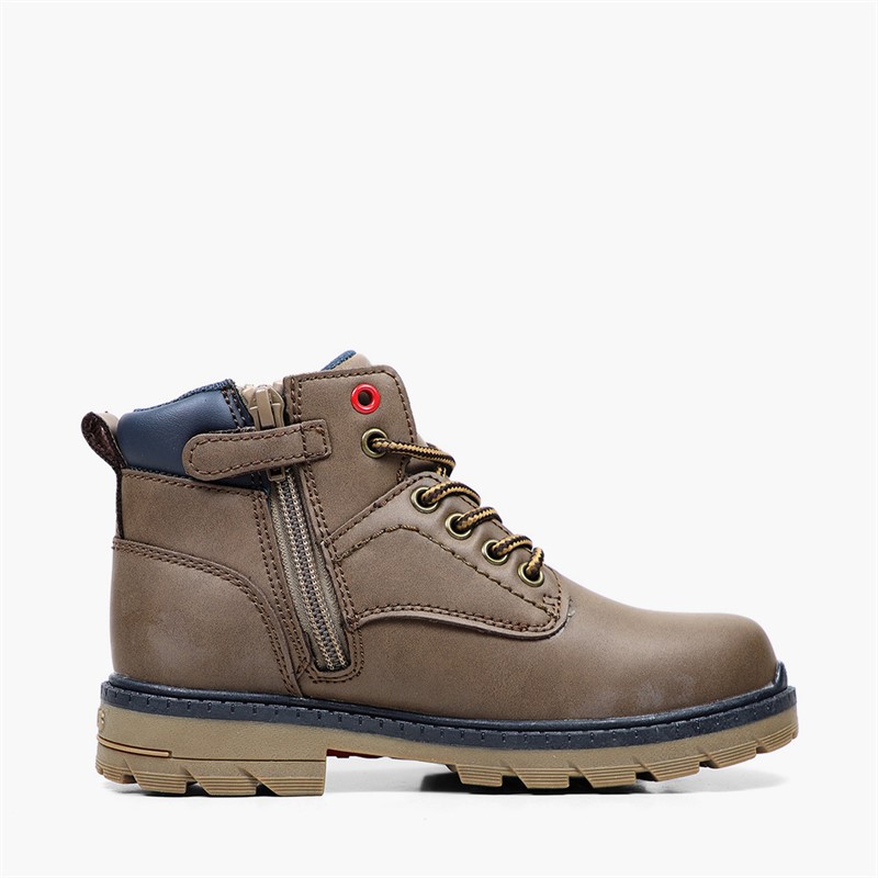 Levi's Kids Jax Plus Boots Brown/Navy 0592