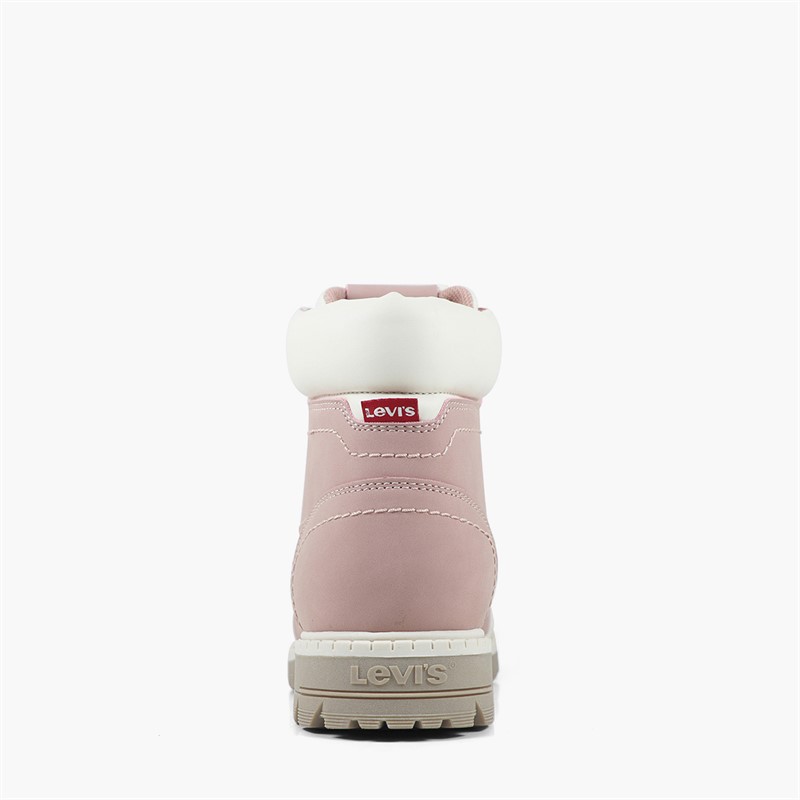 Levi's Junior Girls Forrest Nova Boots Pink/Ecru 4649