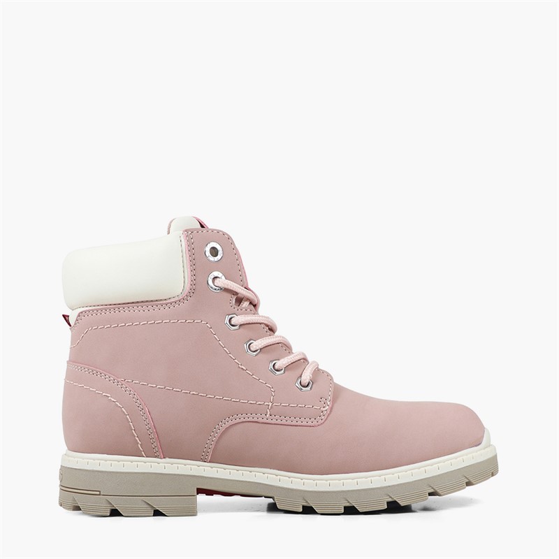 Levi's Junior Girls Forrest Nova Boots Pink/Ecru 4649