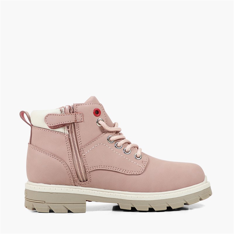 Levi's Girls Jax Plus Boots Pink/Ecru 4649