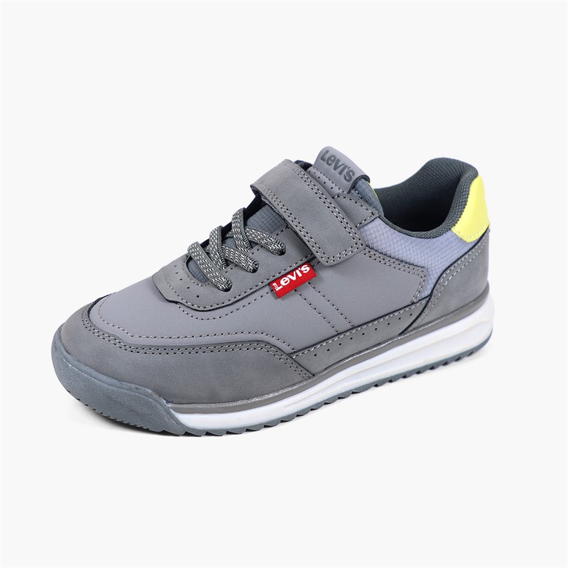 Levi's Boys Clyde NBX Trainers Ch Grey Mustard 2034