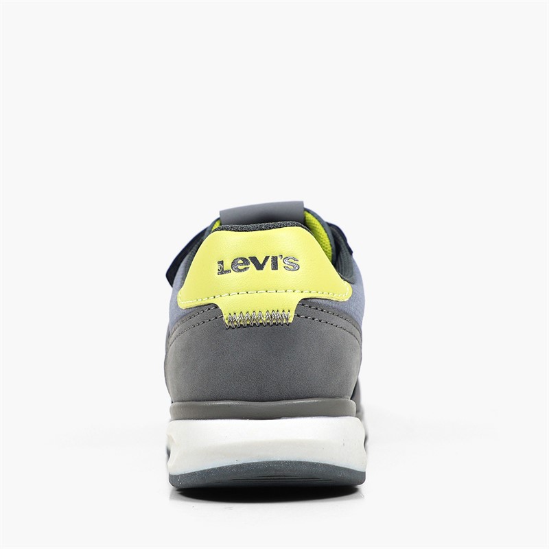 Levi's Boys Clyde NBX Trainers Ch Grey Mustard 2034