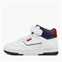 Levi's Kids John SE Mid Trainers Off White/Navy 3130