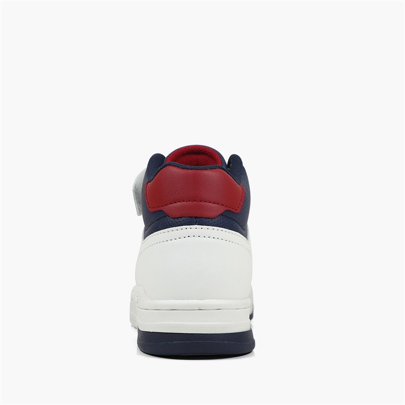 Levi's Kids John SE Mid Trainers Off White/Navy 3130