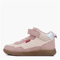 Levi's Girls Terra Mid Trainers Pink Silver 0387