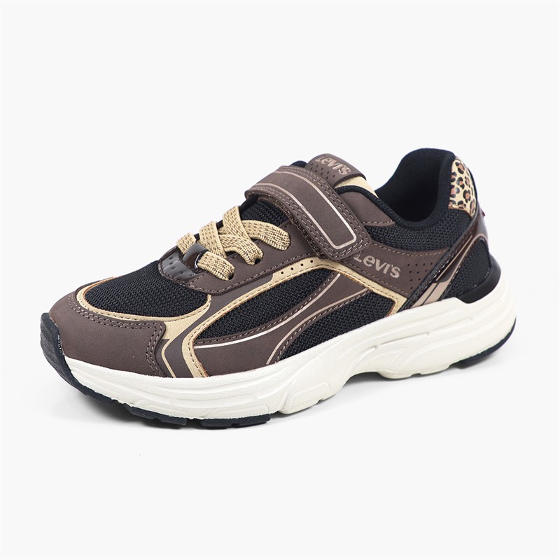 Levi's Kids Curtis NBX Trainers Black/Bronze 2228
