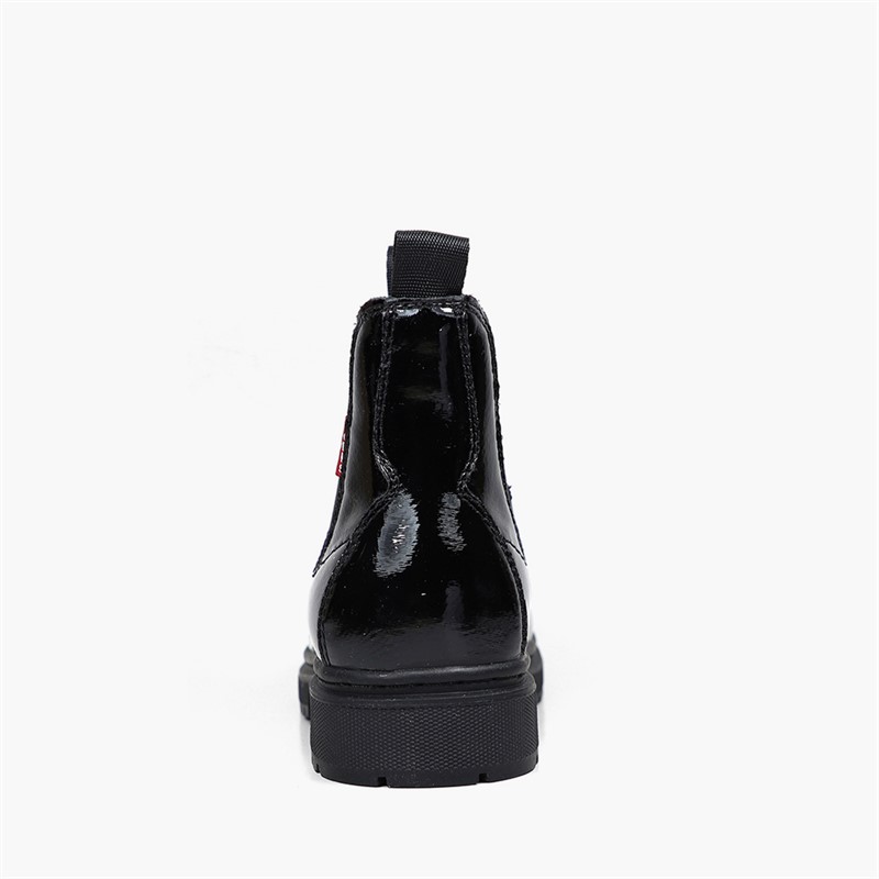 Levi's Kids Oliver Boots Black Shiny 2459