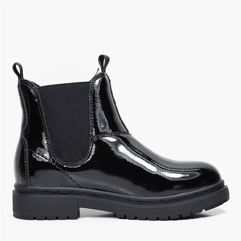 Levi's Kids Oliver Boots Black Shiny 2459