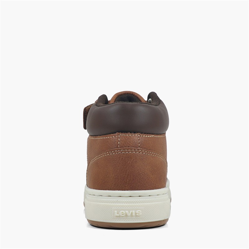 Levi's Boys Piper JR Mid Trainers Cognac 0241