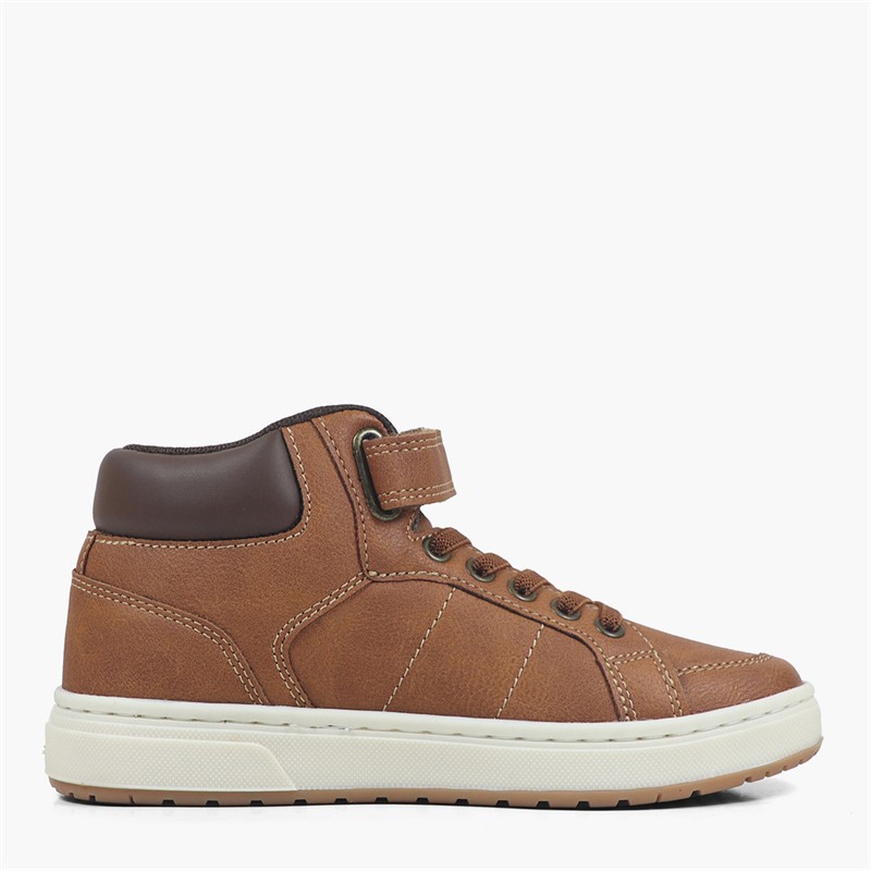 Levi's Boys Piper JR Mid Trainers Cognac 0241