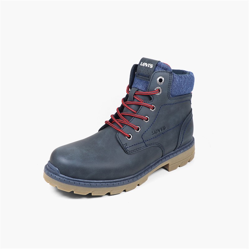 Levi's Junior Forrest Nova Boots Navy Chambray 2453