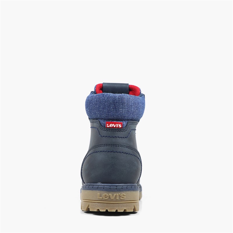 Levi's Junior Forrest Nova Boots Navy Chambray 2453
