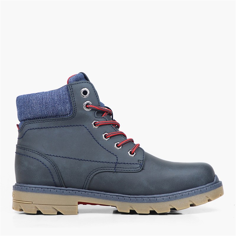 Levi's Junior Forrest Nova Boots Navy Chambray 2453