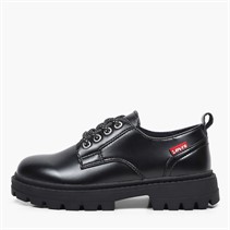 Levi's Junior Prince Reresh Shoes Black Shiny 2459