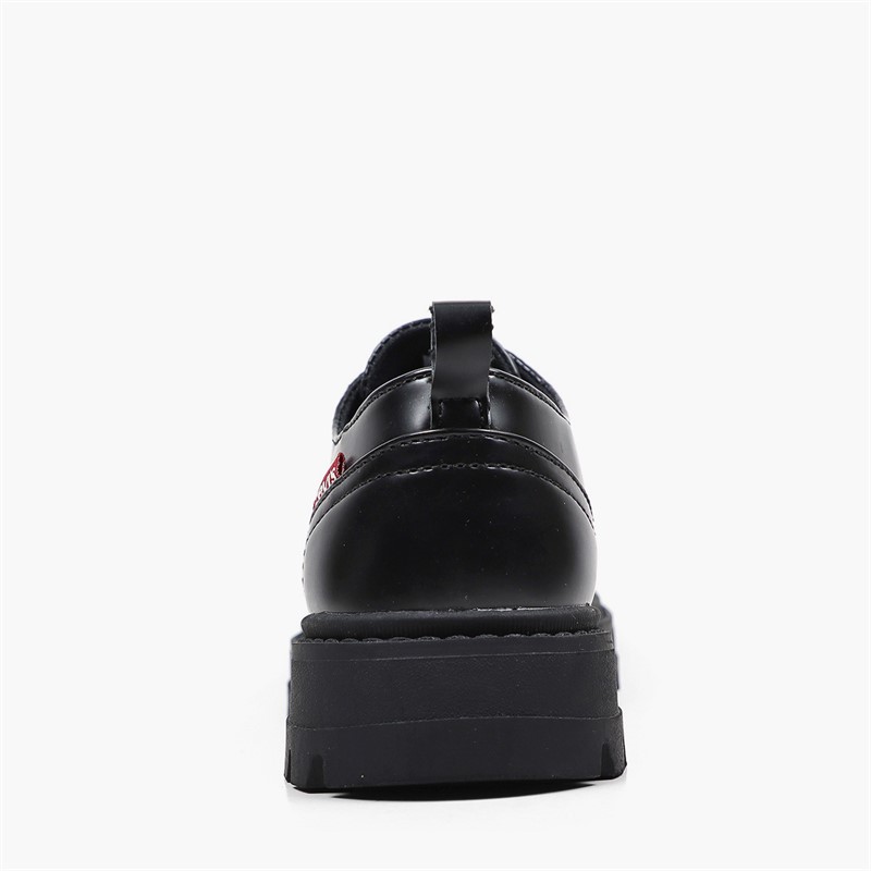 Levi's Junior Prince Reresh Shoes Black Shiny 2459