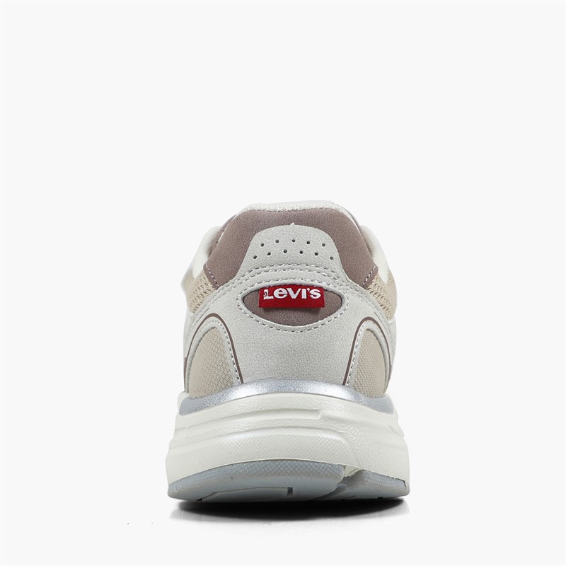 Levi's Kids Curtis NBX Trainers Off White/Brown 3699